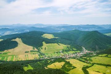 Letecká snímka Stupné 2015 Letecká snímka Stupné 2015