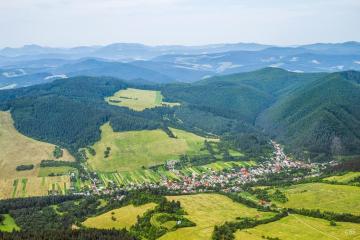 Letecká snímka Stupné 2015 Letecká snímka Stupné 2015