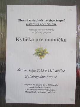 20.5.2018 Oslavy DŇA MATIEK 20.5.2018 Oslavy DŇA MATIEK