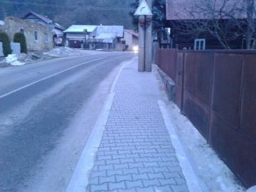 Chodník pre peších - II. časť Chodník pre peších - II. časť